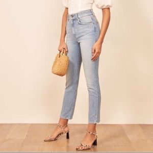 NWT Reformation Emilia Crop Jean